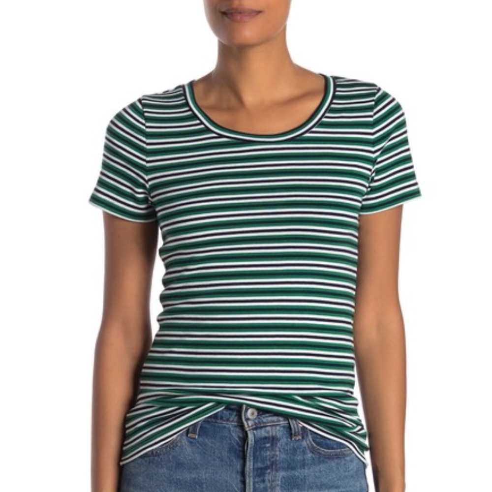 J Crew Striped Perfect Fit T-Shirt